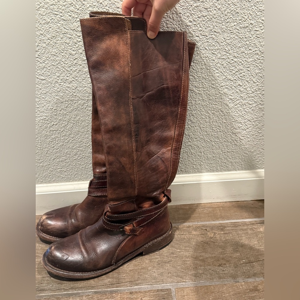 Bed Stu knee high leather boots